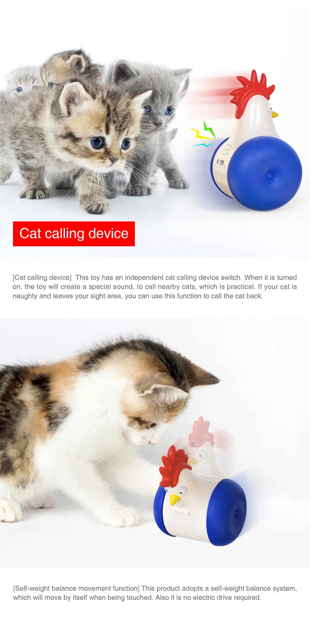 Rechargeable Electric Cat Toy with Infrared Light Laser Pet Toys