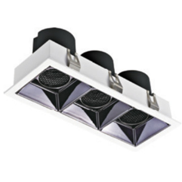 Leder rectangular indoor 12W * 3 LED Right