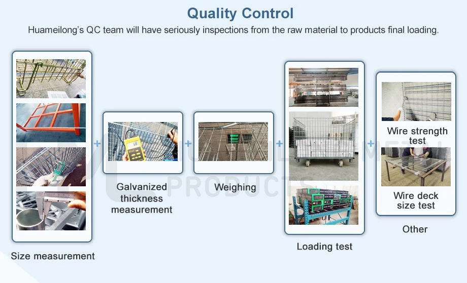 Heavy Duty Warehouse Materials Handling Transport Foldable Steel Box Pallet