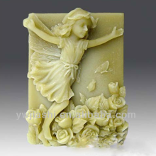 Silicone mold for soap,Little girl soap mold,Angel soap mold