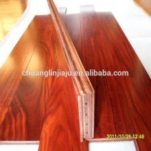 Factory supplying red stained Acacia solid wood flooring