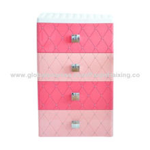 Five-layer plastic storage drawer