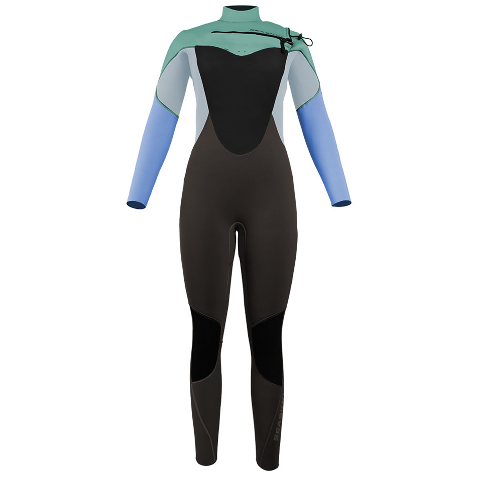 Seaskin Ladies 5/4mm Göğüs Zip Tek Parça Wetsuit