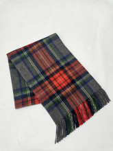 Top grade fashionable thick style classic check cashmere shawl