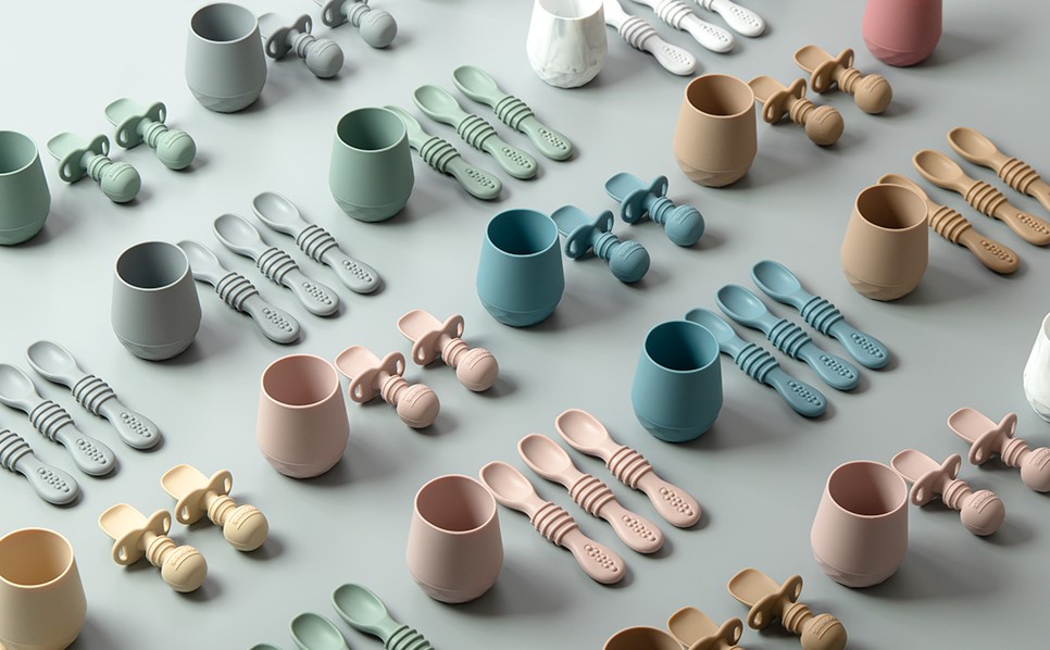Silicone baby spoon Silicone baby spoon