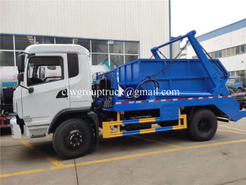 5cbm swing arm loader garbage truck