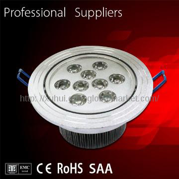 indoor decoration 9w CE RoHS sensor led down light