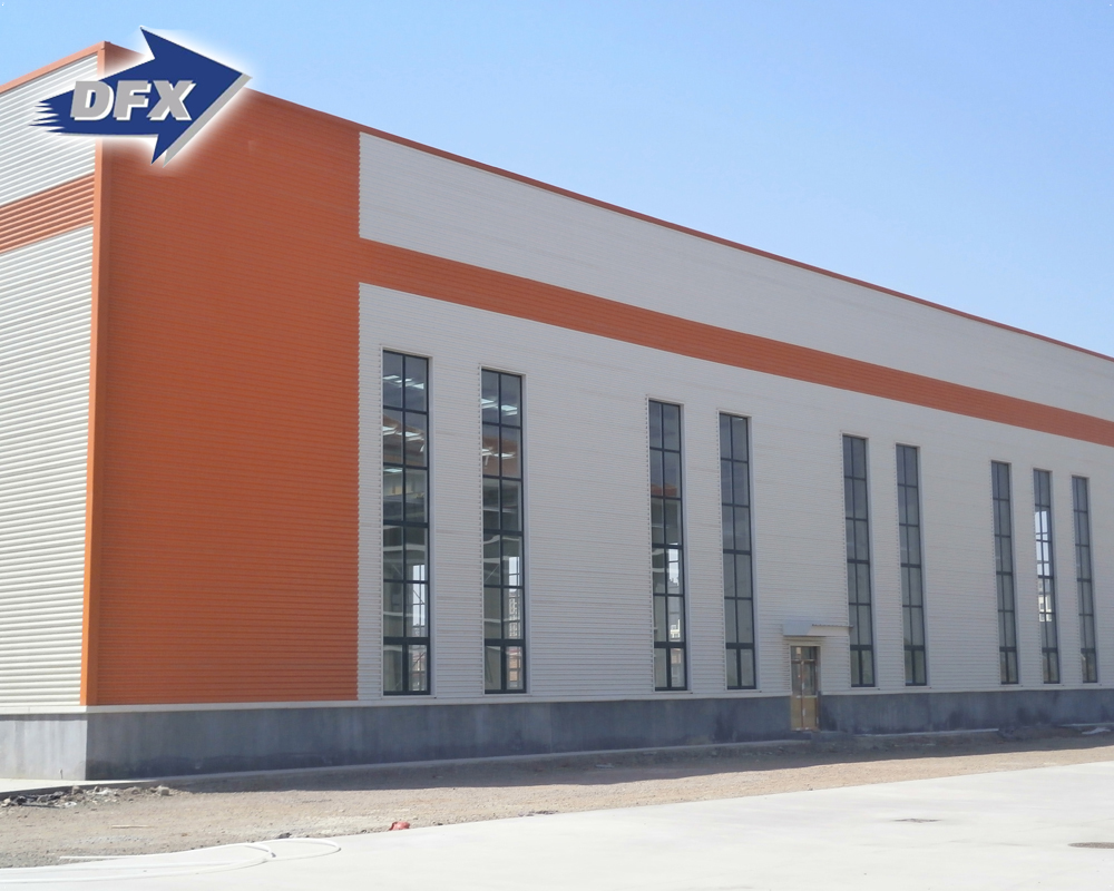 Low cost prefabricated single span steel structure buildings warehouses made in China