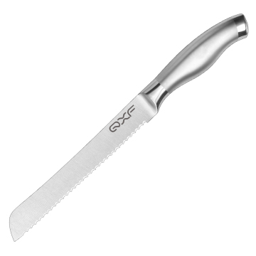 Serrated Bread Knife with Upgraded Stainless Steel Razor Sharp Wavy Edge - Ideal for Slicing Homemade Bread