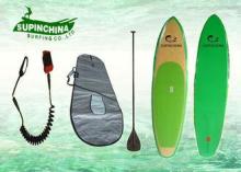 ocean standing Bamboo Paddle Boards Slight Nose Concave and