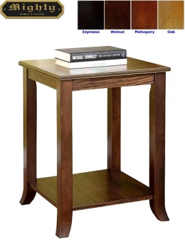 Wooden Rectangular Cheap Chair Side Oak Table