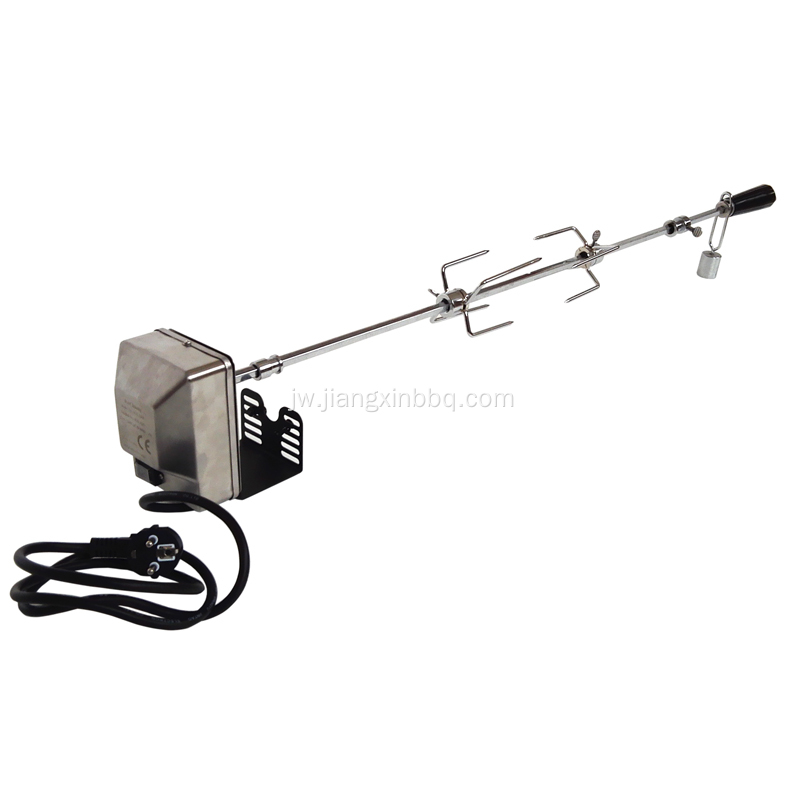 Heavy Duty Universal Panggangan Panggantos Rotisserie Kit