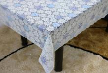 Printed pvc lace tablecloth by roll gauge