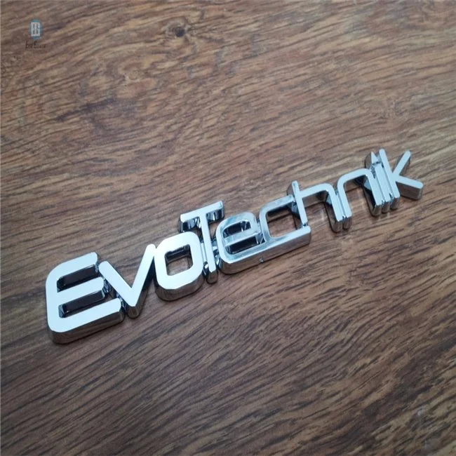 Customized 3D Car Badge Sticker Decal Custom Emblems Chromed ABS Badges for Car