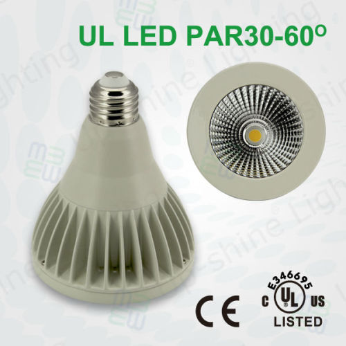 UL Energy Star approved 110v 120v 8W 13W 18W e26 par30 led bulb cob led par30 light