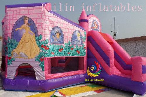 Cinderella cheap bouncy castles,inflatable princess bouncy castle for sale