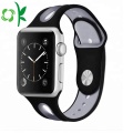 Correias dobro do silicone de Iwatch do esporte dos homens / mulheres da cor