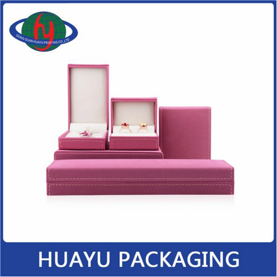 Wedding Custom Plastic PU Leather Pendant Box