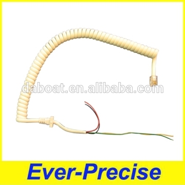 ROHS telephone handset coiled cable