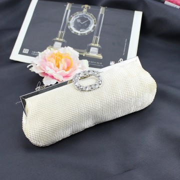 Fold satin Evening Bags slim luxury satin evening clutch bag