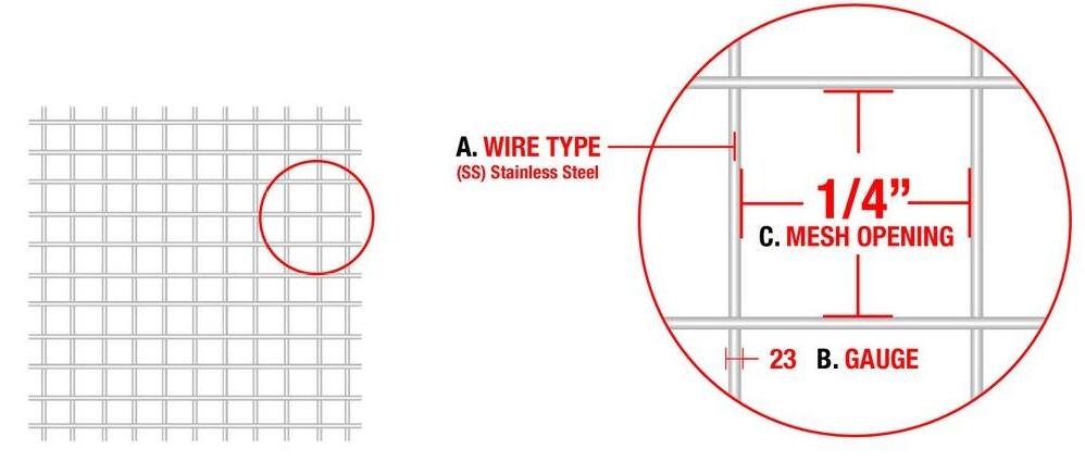 Stainless Steel 304 Weld Mesh