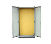 Lockable wall-mount outdoor electrical cabinet