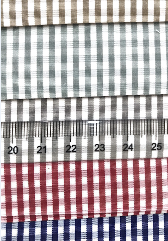 Polyester Cotton Plaid Fabric