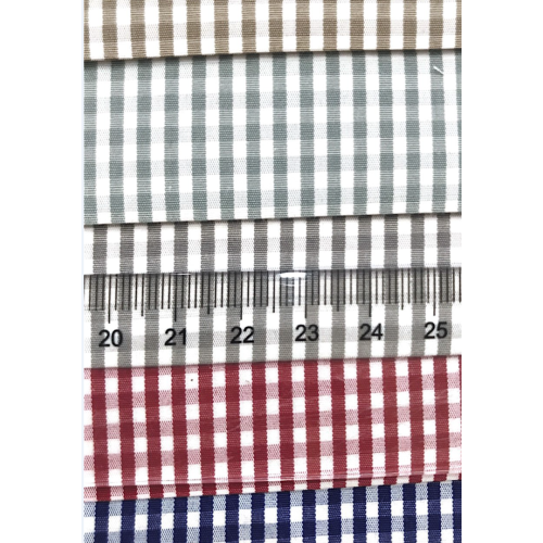 Polyester Cotton Plaid Fabric