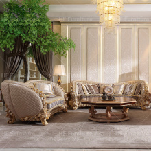 Customized Hand Made Antique Livingroom Sofa