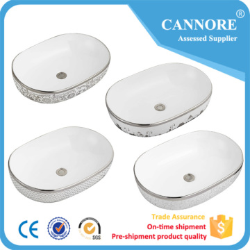 Commercial Bathroom Plating Art Basin Sink Countertop