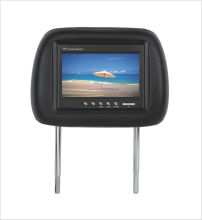 7" Headrest Monitor With Pillow,7 inch car lcd headrest monitor with tv