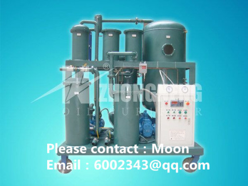 High efficient hydraulic lubricant oil filtration system,water reduction unit