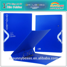 2 Hole A4 Plastic File Folder Cover With 1.5 Inch 2 D Ring Binder