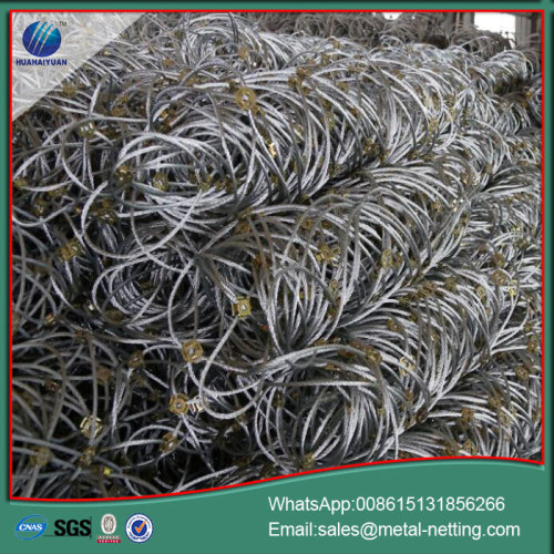 safety rope netting decorative wire rope mesh