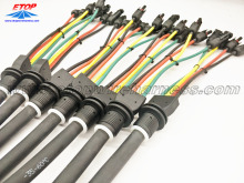 SR overmolding for cable branching