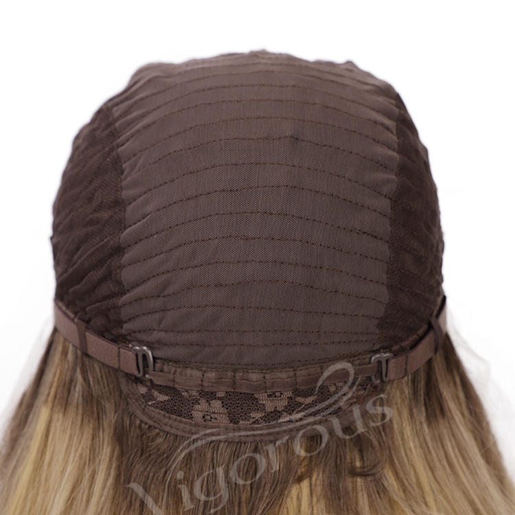 Ladies Straight New High Fashion 26 Inch Long Ombre Can You Dye Lace Front Heat Resistant Wig Hair Synthetic