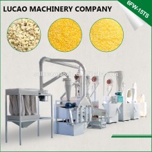 Lucao 6FW-15TS maize germ extracting maize corn grits processing plant milling machine