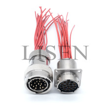 Amphenol 19 Pin Male Female Metal Industrial Connectors CT63-1619ZKN-01 CT63-1619TJN-01