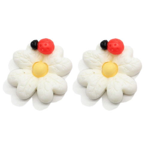 Nieuwe Aankomen Hars Wortel Cabochons Bloem Ananas Vorm Hars Kralen Baby Haarspeld Accessoire