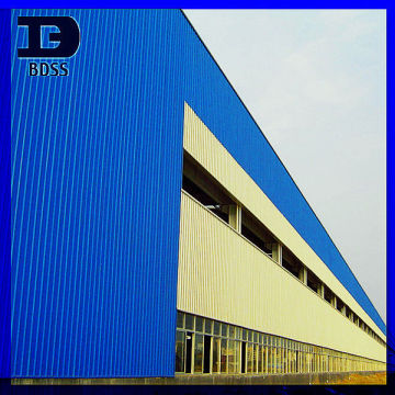 Industrial Prefabricated Steel Structures , Portal Frame Shed And Warehouse