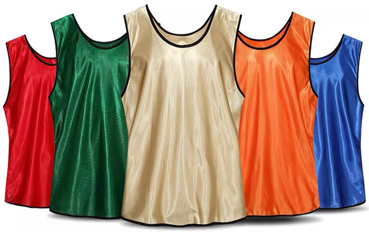 2021 2021 LiDong Wholesale Custom Cheap Sublimation Soccer Vests Reversible Sports Football Training Vest