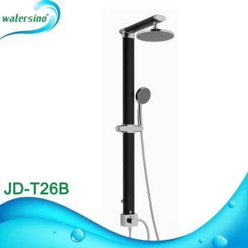 Newest design shower control panel black plated shower set shower spa massage shower panel