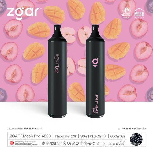 ZGAR 4000 PUFFS PENHA VAPE DISPONHÍVEL