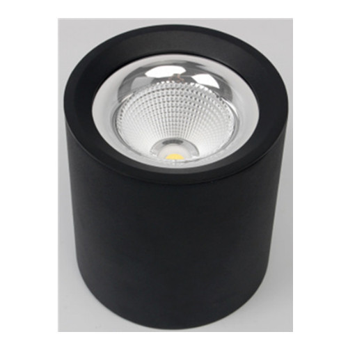 LEDER Black Cylindrical 7W LED Downlight