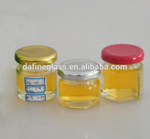 High white glass material 30ml and 40ml honey jar
