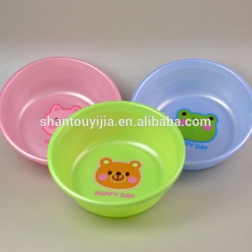 Plastic Round Cartoon Print Wash Basin 35CM Plastic Round Basin