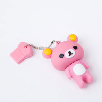 Linda unidad flash USB personalizada con osito de peluche