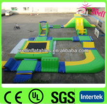 cheap and funny inflatable floating water park/ inflatable floating