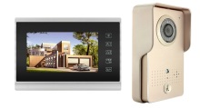 Touch Button Wired Home Video Intercom System