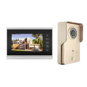 Touch Button Bedraad Home Video Intercom-systeem